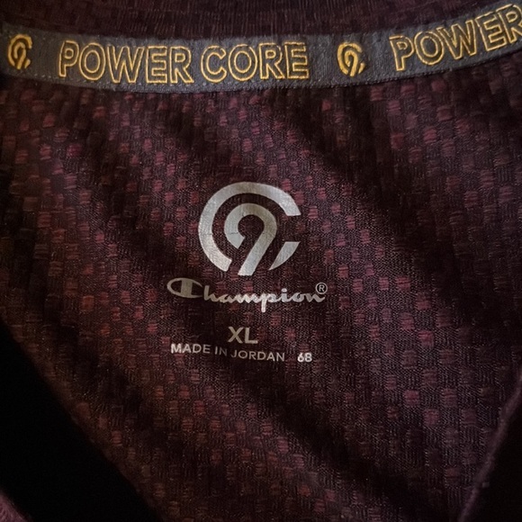 Burgundy champion workout tee​​ - Picture 3 of 3